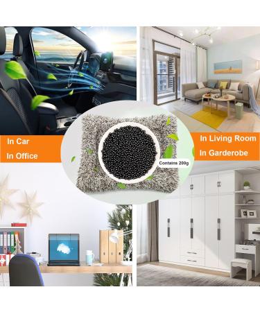 Natural Bamboo Activated Carbon Air Purifier Bag - Fresh Smell Odor Eliminator for Home Car Pets Bathrooms & Basements - Buy Online on GoSupps.com
