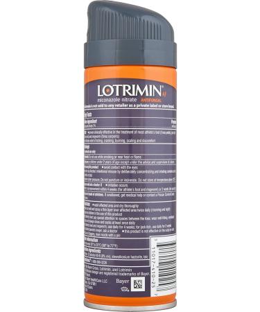 Lotrimin AF Athlete's Foot Powder Spray 2% Miconazole Nitrate - 4.6 oz Antifungal Treatment for AF, Jock Itch & Ringworm - Buy Online on GoSupps.com
