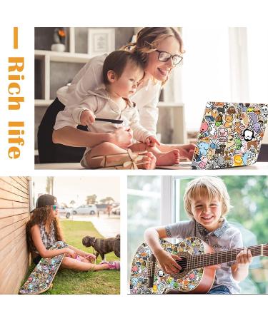 100pcs Cute Animal Stickers - Vibrant Laptop & Water Bottle Decals for Kids Teens & Girls - Frog Penguin Fox Panda & Elephant Designs - Buy Online on GoSupps.com