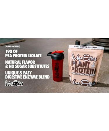 MAX EFFORT Plant Protein Powder, 19 G Pea Protein, Plant Based, Gluten Free, Low Carb, Protein Shake or Smoothie Mix, Meal Replacement, No Whey, No Sugar Substitutes, Chocolate Peanut Butter, 20 Srvg Chocolate Peanut Butter  - Buy Online on GoSupps.com