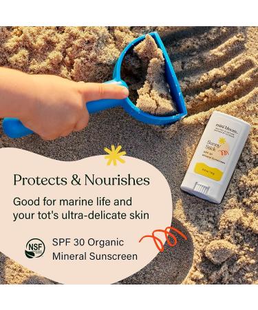 Mini Bloom Kids Sunscreen Stick SPF 30 for Sensitive Skin - Toddler-Friendly Mineral Face Sunblock - Buy Online on GoSupps.com