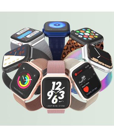 Marge Plus Stainless Steel Mesh Loop Magnetic Clasp Apple Watch Band 41mm/40mm/38mm - Women and Men - Replacement iWatch Bands - A-Starlight - Buy Online on GoSupps.com