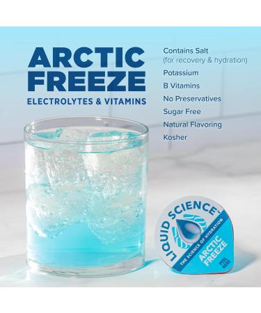 Java House Liquid Science Arctic Freeze Single Serve Hydration Pods - Peel and Pour - Cool Blue Raspberry Hydration - Pack of 12 Arctic Freeze 64.8 Fl Oz (Pack of 1) - Buy Online on GoSupps.com