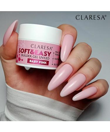  CLARESA SOFT & EASY Builder Gel Baby Pink (12g) - Buy Online on GoSupps.com