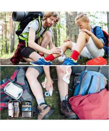 Waterproof First Aid Kit - Emergency Survival Medical Equipment for Car, Kitchen, Camping | Compact and Portable - Red - Buy Online on GoSupps.com