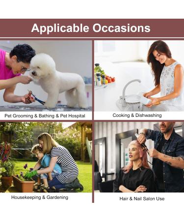 Noverlife Pet Grooming Jacket | Medium Size Lightweight Smock for Dog Cat Grooming | Hair Repellent Shirt Style Workwear - Buy Online on GoSupps.com