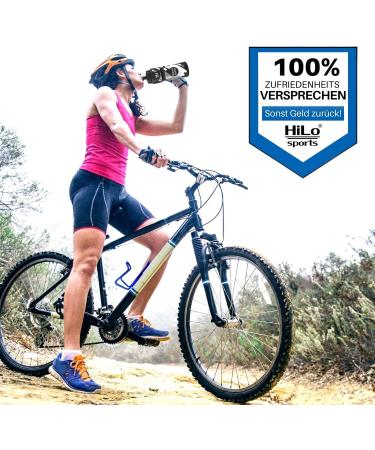 Hilo Sports Bottle Holder for Bikes - Rustproof Aluminum Bracket with 2 Screws - Color Options Available in Black | International Shipping - Buy Online on GoSupps.com