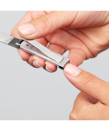 REMOS Stainless Steel Nail Clippers with Nail File Compact 6cm Design for Effortless Grooming | International Shipping - Buy Online on GoSupps.com
