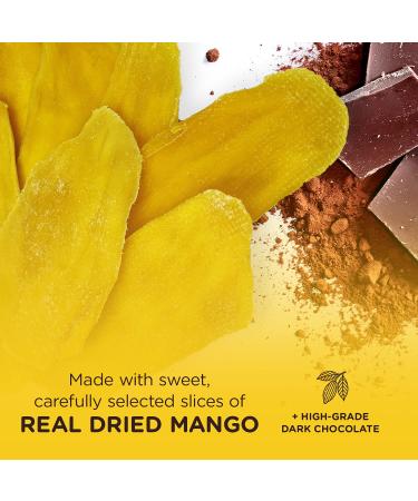 Fuel by Nature Dark Chocolate Covered Dried Mango - Healthy Choco Mango Snack - 1 lb Bulk Dried Fruit - Chocolate Mango 1 Pound - Buy Online on GoSupps.com