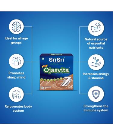  SRI SRI TATTVA Sri Sri Tattva Ojasvita Malt Powder Drink Mix for a Sharp Mind and Healthy Body 200g - Buy Online on GoSupps.com