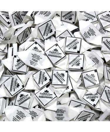 Castelcrem Caramelle Quadre Rabarbaro Castelcrem kg 1 - only natural flavorings