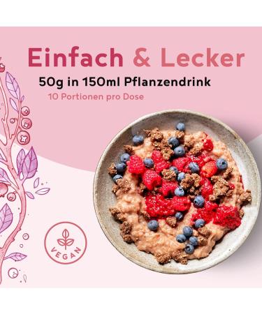 Alpha Foods Morning Fuel - Vegan Forest Berries Oatmeal & Porridge - Nutrient-Rich Breakfast Smoothie Bowl (500g) - Buy Online on GoSupps.com