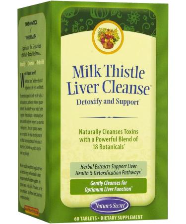 Ultimate Liver Cleanse Dietary Supplement - Nature's Secret 60-Count Tablets (Pack of 2) | International Shipping Available - Buy Online on GoSupps.com