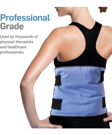 FlexiKold Reusable Gel Ice Pack with Straps - Cold Compress for Injuries - Medium Size - Flexible Medical Ice Wrap for Back, Shoulders, Legs, Knees - Relief for Sciatica, Muscle Pain - Buy Online on GoSupps.com