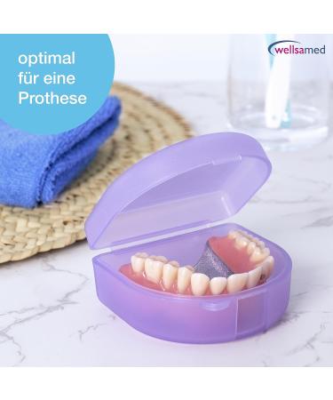 Wellsamed KFO Splint Box Standard - Purple | Ideal Storage for Braces Dentures & Dental Splints - International Shipping Available - Buy Online on GoSupps.com