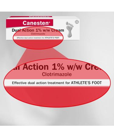 Canesten Athletes Foot Dual Action Cream 30g - Fast Relief and Effective Treatment - Buy Online on GoSupps.com