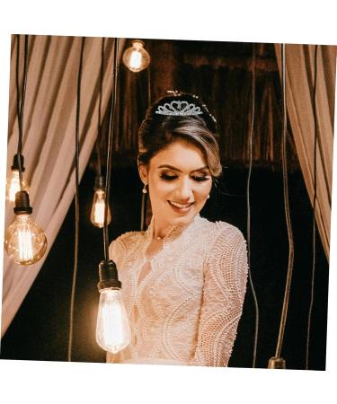 Lurrose Princess Crown Comb Rhinestone Tiara Comb Mini Crystal Crown with Comb for Women Girl Wedding Birthday Party - Buy Online on GoSupps.com