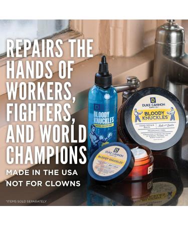 Duke Cannon Bloody Knuckles Hand Repair Balm 5oz - Unscented, Paraben-Free - Buy Online on GoSupps.com