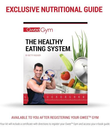 Gwee Best Resistance Bands Exercise Kit | Total Body Workout & Muscle Building | Ultimate Gym Crosstrainer with DVD Travel Bag & Healthy Eating e-Book | Blue - Buy Online on GoSupps.com