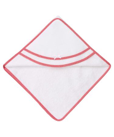 Triangular bathrobe for hood red