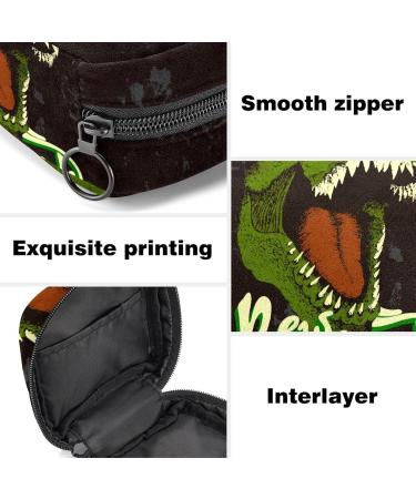 Angry Tyrannosaurus Head Menstrual Cup Bag - Portable Storage for Women & Teenage Girls - Buy Online on GoSupps.com