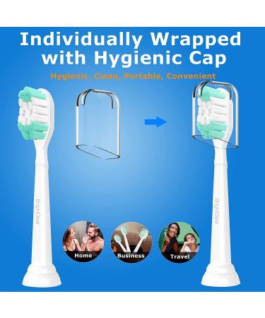 4 Pack Replacement Toothbrush Heads for Philips Sonicare ProtectiveClean 4100 5100 6100 - White - Compatible with DiamondClean, EasyClean, PowerUp - Improve Gum Health - HX6817/01 HX6857/11 - BrightDeal - Buy Online on GoSupps.com
