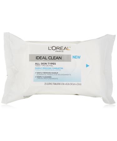 L'Oreal Paris Ideal Clean Making Removing Facial Towelettes All Skin Types