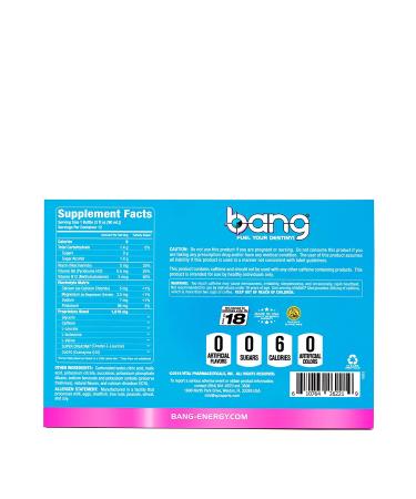 VPX (Vital Pharmaceuticals) BANG SHOT - Rainbow Unicorn  Carbonated Energy Shot  3 fl oz. (12 Drinks) - Buy Online on GoSupps.com