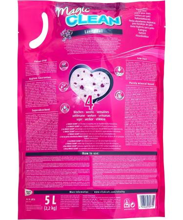 Vitakraft Magic Clean Lavender Cat Litter | Non-Clumping Low Dust 5L with Practical Carrying Strap - Buy Online on GoSupps.com