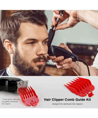 Hair Clipper Combs Guide Kit Plastic Hair Trimmer Guards Attachments Hair Salon Tool Set of 8 PCS - Buy Online on GoSupps.com