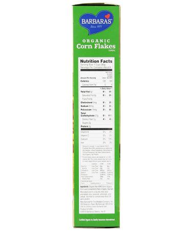 Barbara's Bakery Organic Corn Flakes Cereal - 9 oz | Healthy Breakfast Choice - Buy Online on GoSupps.com