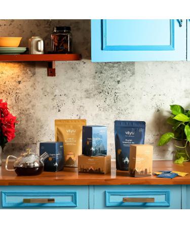 Vayu Indian Masala Chai (100% Assam) - 20 individually wrapped Chai Tea bags - Buy Online on GoSupps.com