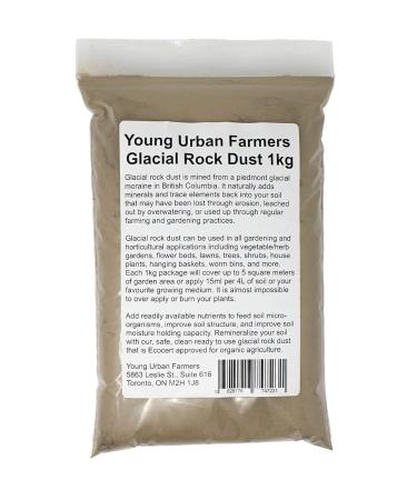 Young Urban Farmers Glacial Rock Dust 1kg - Buy Online on GoSupps.com