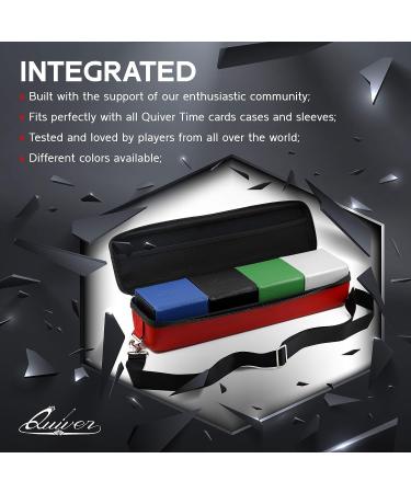 Green Citadel Deck Block - Premium 100+ Commander MTG Deck Box with Custom Divider for Cards, Dice, and Tokens - Compatible with Quiver Card Cases - Buy Online on GoSupps.com