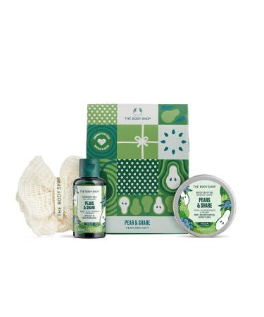 The Body Shop Pears & Share Mini Body Care Gift Set Vegan 3-Piece Set
