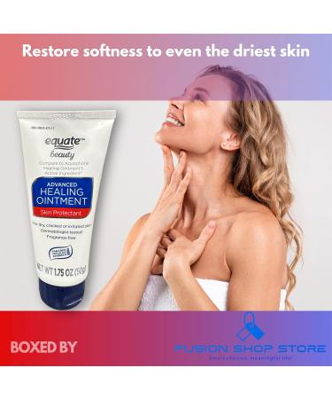 Moisturizer for Dry Cracked or Irritated Skin- Fragrance Free Ointment 1.75 oz (Pack of 1) Boxed By Fusion Shop Store - Buy Online on GoSupps.com