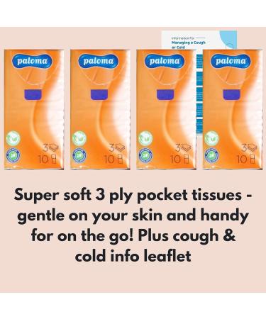 Cough Sweets Bundle with 2X Jakemans Throat and Chest Cherry 73g 4X Paloma 3 Ply Pocket Tissues and 1x JenBurr Leaflet - Buy Online on GoSupps.com