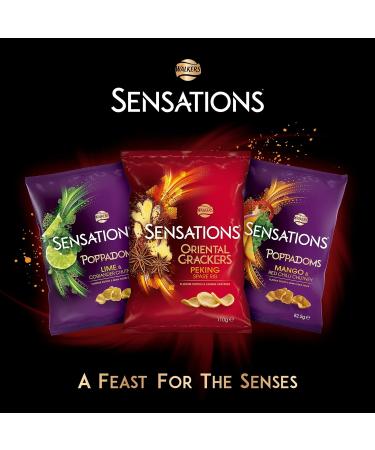 Sensations Poppadoms Mango and Red Chilli Chutney 82.5 g (Pack of 4) - Buy Online on GoSupps.com