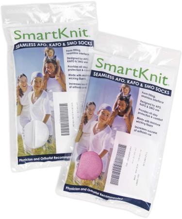 CORE-SPUN BY THERAFIRM SmartKnit Adult AFO Interface Socks - 4 Pack (White Diamond/Grey/Black) - Buy Online on GoSupps.com