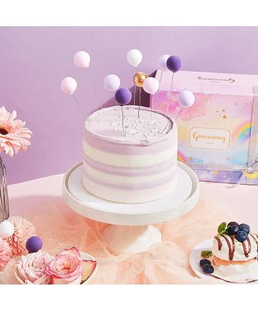 30 Piece Mini Colorful Balloon Cake Topper Set for Dollhouse Party Decorations - Ideal for Birthdays, Weddings & More - Light Colors - Buy Online on GoSupps.com