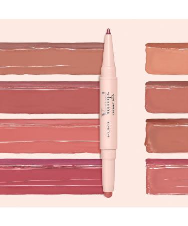 Buy Pupa Milano Vamp! Creamy Duo 003 Warm Nude - 2-in-1 Lipstick & Lip Pencil | Long Lasting Lightweight No-Transfer Smooth Texture - International Shipping Available - Buy Online on GoSupps.com