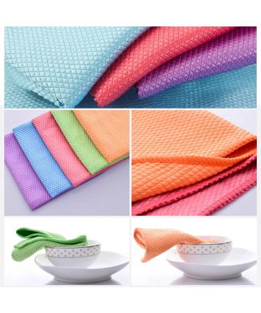 Probablei Streak-Free Miracle Cleaning Cloths Reusable Probablei Multipurpose Cleaning Cloth Probable Cleaning Cloth for Glass Dishes Mirrors(10Pcs) - Buy Online on GoSupps.com