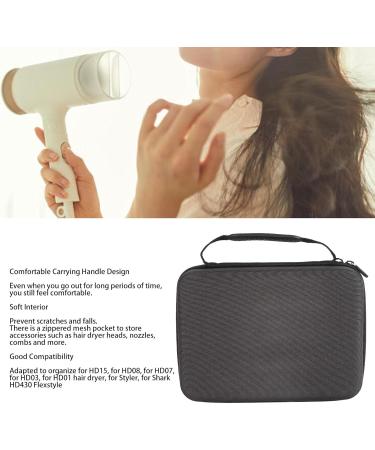 Hard Case for Supersonic HD15 HD08 HD07 HD03 HD01 for Airwrap Styler for Shark HD430 Flexstyle Hair Dryer & Ful Hair Dryer Accessories Hard Carrying Case Storage Bag - Buy Online on GoSupps.com