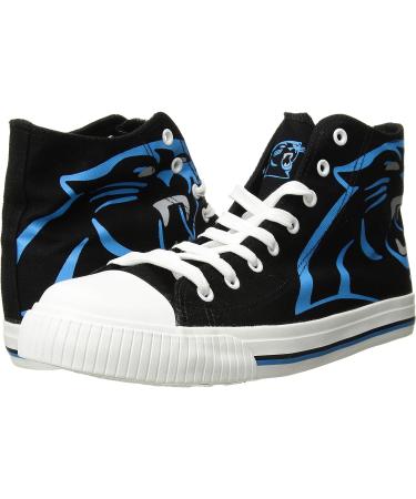 FOCO Carolina Panthers Mens NFL High Top Canvas Sneakers - Size 9 - Buy Online on GoSupps.com
