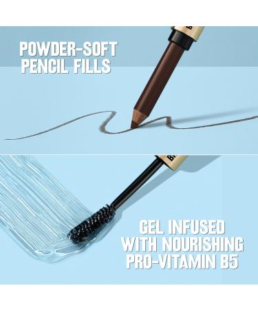 Revlon ColorStay Brow Fantasy 104 Dark Brown - All In One Eyebrow Powder Pencil & Shaping Gel | Smudge-Proof 16HR Long-Lasting Full Brows - Buy Online on GoSupps.com