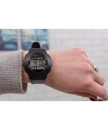Aidapt Talking Waterproof Watch for Visually Impaired - Large Digits, Clear Voice, Daily Alarm - Buy Online on GoSupps.com