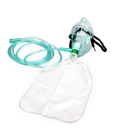 Healva 2 Pack Adult Non-rebreathing Oxygen Mask Size L(adult Europe)