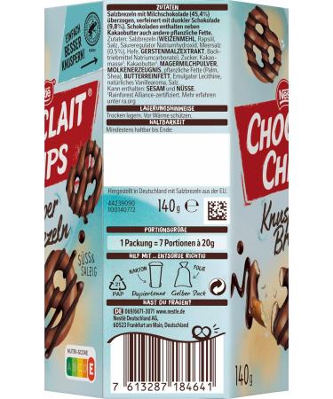Buy Nestl ChocoLit Chips Crispy Pretzels - Milk Chocolate Coated 140g | International Shipping Available - Buy Online on GoSupps.com