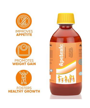 HERBOGANIC Apetenic Syrup - Appetite Booster Weight Gain Stimulant - A Natural Energy and Calorie Booster for underweight Men Women & Kids.Pack of 2 (8 oz) Each 8 Fl Oz (Pack of 2) - Buy Online on GoSupps.com