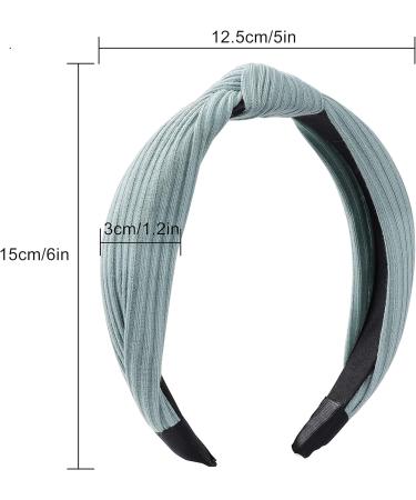 MaoXinTek 10 PCS Vintage Non-Slip Wide Hairbands for Women & Girls - Multicolor Knot Headbands - Buy Online on GoSupps.com